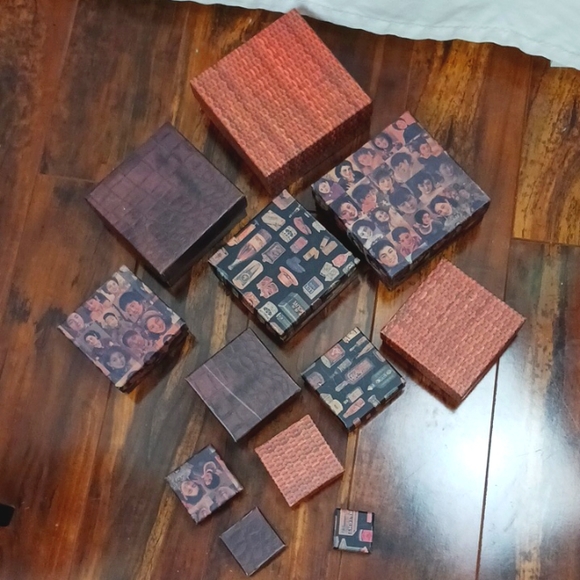 1996 Xonex International China Club 12 stacking nesting boxes with lids - Picture 5 of 12